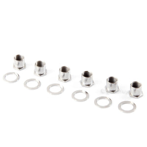 Sperzel EZ-MOUNT LOCKING Tuners 6-in-line NO DRILLING Machine Head CHROME PLATED