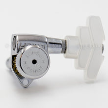 Load image into Gallery viewer, NEW Hipshot Grip-Lock Open-Gear w/ White Pearl IMPERIAL Buttons 3x3 - CHROME