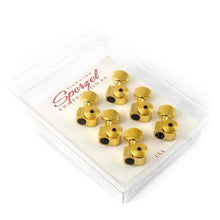 Load image into Gallery viewer, NEW USA Sperzel LOCKING TUNERS 6-in-line Trim-Lock Machine Heads - GOLD PLATED
