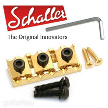 Load image into Gallery viewer, NEW Genuine Schaller Germany Floyd Rose R2 1-5/8&quot; Locking Guitar Nut - GOLD