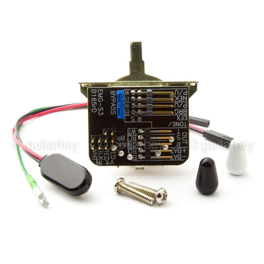 NEW EMG 3 Position STRAT Switch SOLDERLESS 3 WAY for Active Pickups w/ Hardware