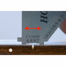 Load image into Gallery viewer, NEW Hosco Stainless Steel Step Gauge for Soprano, Concert &amp; Tenor Size Ukuleles