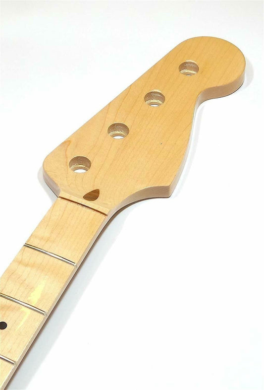 NEW MIJ 1P Maple Replacement Neck for PB 20 Frets, FINISHED - Made in Japan