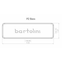 Carregar imagem no visualizador da galeria, NEW Bartolini XXP26M-T P2 Bass Soapbar, Bridge, Split coil – deep tone - BLACK