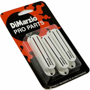 NEW DiMarzio DM2002 Strat Pickup Covers (3) Fits Fast Track, Twin Blade - WHITE