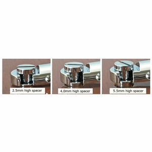 NEW (2) Tailpiece Lock System Inch, FIXER for USA Guitars Stop Studs - NICKEL