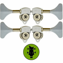 Load image into Gallery viewer, NEW Hipshot USA HB6 3/8&quot; Ultralite® Bass Tuning Y Key L2+R2 Set - SATIN CHROME