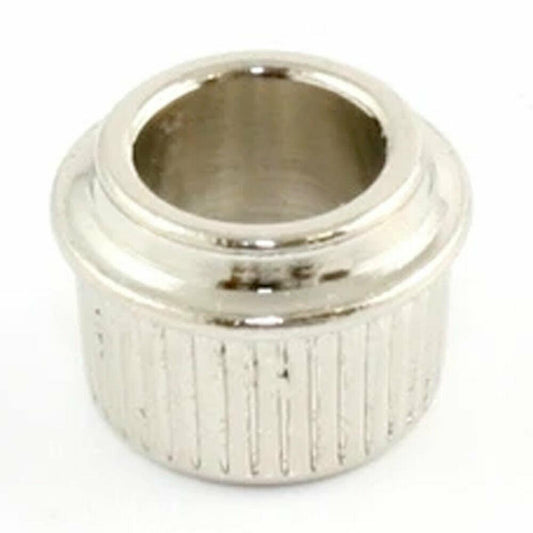 NEW (6) Guitar Tuner Adapter Bushings 3/8" (9.5mm) to 1/4" ID Press Fit - NICKEL