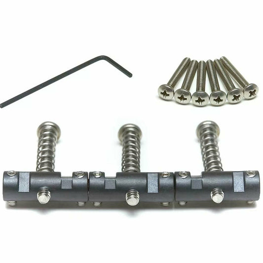 NEW Graph Tech PS-8163-00 String Saver Vintage Style Three Barrel Tele Saddles