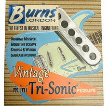 Carregar imagem no visualizador da galeria, NEW Burns London® Vintage Mini Tri-Sonic Pickup Set fit Fender Strat