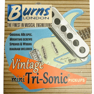 NEW Burns London® Vintage Mini Tri-Sonic Pickup Set fit Fender Strat