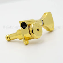 Load image into Gallery viewer, NEW Hipshot Guitar Tuning L3+R3 Upgrade Kit HS Buttons Grip-Lock 3x3 - GOLD