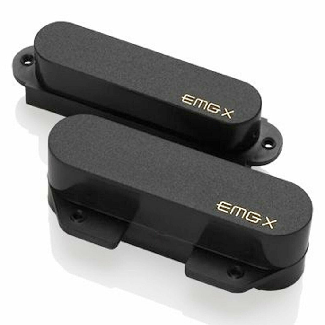 NEW EMG TX SET Active Tele Guitar Pickups Telecaster w/ switch and Pots - BLACK