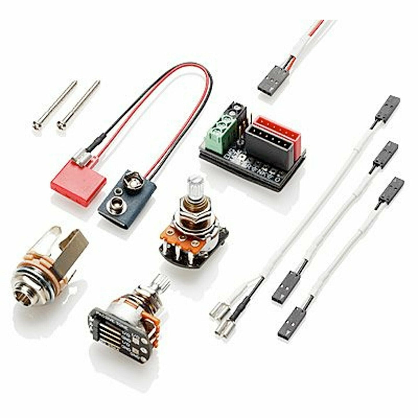NEW EMG P81 P90 style Ceramic Magnets w/ Long Shaft Pots for Les Paul - IVORY