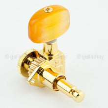 Load image into Gallery viewer, Hipshot Grip-Lock Open-Gear LARGE AMBER Buttons UMP Upgrade Kit 3x3 SET - GOLD