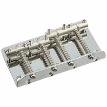 Load image into Gallery viewer, NEW Bass bridge for PB, JB 19mm String Spacing STEEL Baseplate &amp; Saddles CHROME