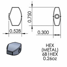 Carregar imagem no visualizador da galeria, NEW Hipshot Classic Upgrade Kit Open-Gear w/ Small Hex Plastic Buttons 3x3 BLACK