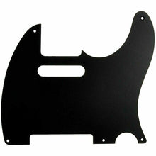 Load image into Gallery viewer, NEW Non-Beveled 1-Ply 5 Hole Pickguard For Telecaster/Tele Style .080&quot; - BLACK