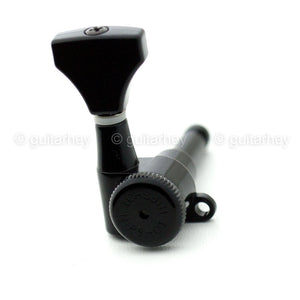 NEW Hipshot Locking M6 Schaller Mini Footprint Style Keys Set 3x3 - BLACK