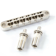 Load image into Gallery viewer, NEW Gotoh GE103B-T-BS Large Metric Posts w/ BRASS Saddles Tune-O-Matic - NICKEL