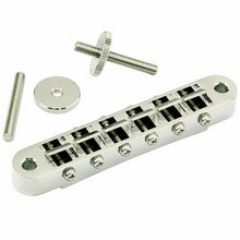 Load image into Gallery viewer, NEW Gotoh GE103B-BS Nashville Tune-o-matic Bridge w/ BRASS Saddles - NICKEL