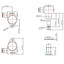 Carregar imagem no visualizador da galeria, NEW Grover Original Rotomatics® 3x3 Tuners DOMED Buttons Fits Gibson - CHROME