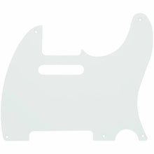 Carregar imagem no visualizador da galeria, NEW Non-Beveled 1-Ply 5 Holes Pickguard For Fender Telecaster/Tele .080&quot; - WHITE