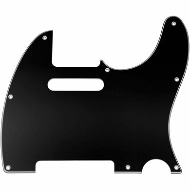 NEW BLACK 8-Hole 3-Ply Pickguard for Fender USA MIM Telecaster Tele - Made Japan