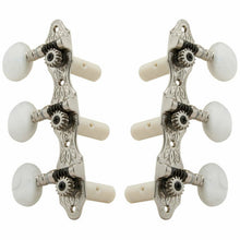 Load image into Gallery viewer, NEW Grover 306N Deluxe Classic Machine Heads, Classical Style Guitar NICKEL