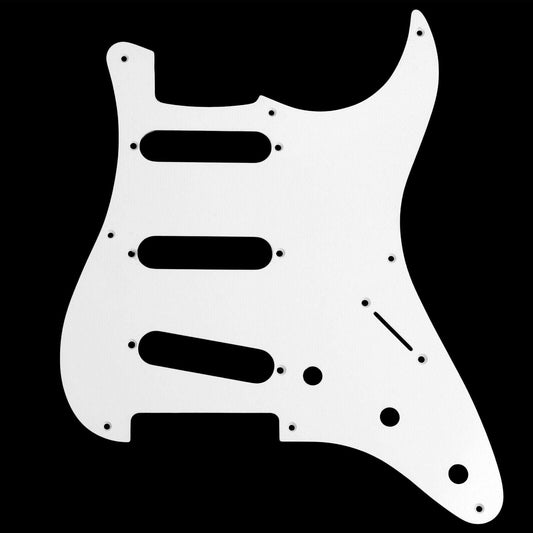 NEW 1-Ply Pickguard for '57 Fender® Stratocaster® Strat® SSS 8-Hole PURE WHITE