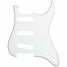 Load image into Gallery viewer, NEW 3-Ply Pickguard for Stratocaster/Strat® Standard USA MIM SSS 11-Hole - WHITE