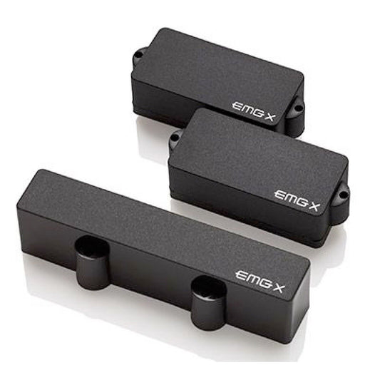 NEW EMG PJX SET Active Pickups for Bass - BLACK