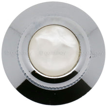 Load image into Gallery viewer, NEW (1) Q-Parts UFO Guitar Knob KBU-0752 w/ Acrylic White Pearl on Top - CHROME