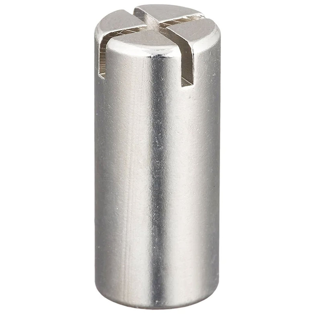 NEW Truss Rod Nut Cylinder Nickel - Wrench: Slotted, Length: 25 mm, Hole: M5