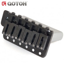 Load image into Gallery viewer, NEW Gotoh GE102T Traditional Tremolo for Strat w/ Steel Saddles - BLACK