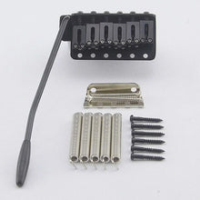 Load image into Gallery viewer, NEW Gotoh GE102T Traditional Tremolo for Strat w/ Steel Saddles - BLACK