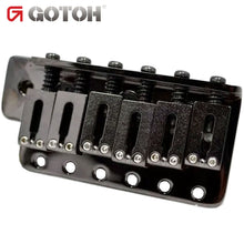 Load image into Gallery viewer, NEW Gotoh GE102T Traditional Tremolo for Strat w/ Steel Saddles - COSMO BLACK