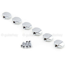 Load image into Gallery viewer, NEW (6) Buttons for Gotoh Tuners Mini Sealed Schaller Style - CHROME #07