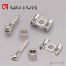 Load image into Gallery viewer, NEW Gotoh RG105 &amp; RG130 Stamped Steel String Retainer for Guitar SET - NICKEL