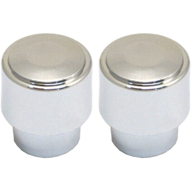 (2) Vintage-Style Round Knobs for USA Switch for Telecaster® - CHROME