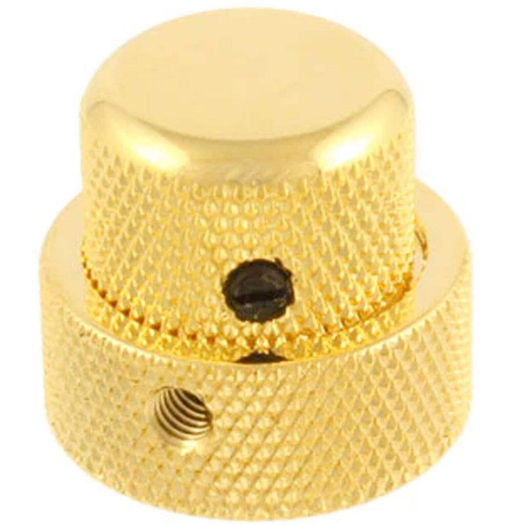 (1) Stacked Knob for '62 Jazz Bass/CTS Stack Pot fit USA Stacked Pots - GOLD