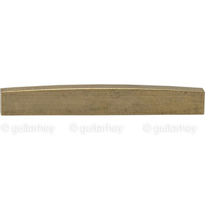 NEW (1) Brass 1-11/16" (43mm) Flat Bottom Nut BLANK for Fender® Guitar/Bass