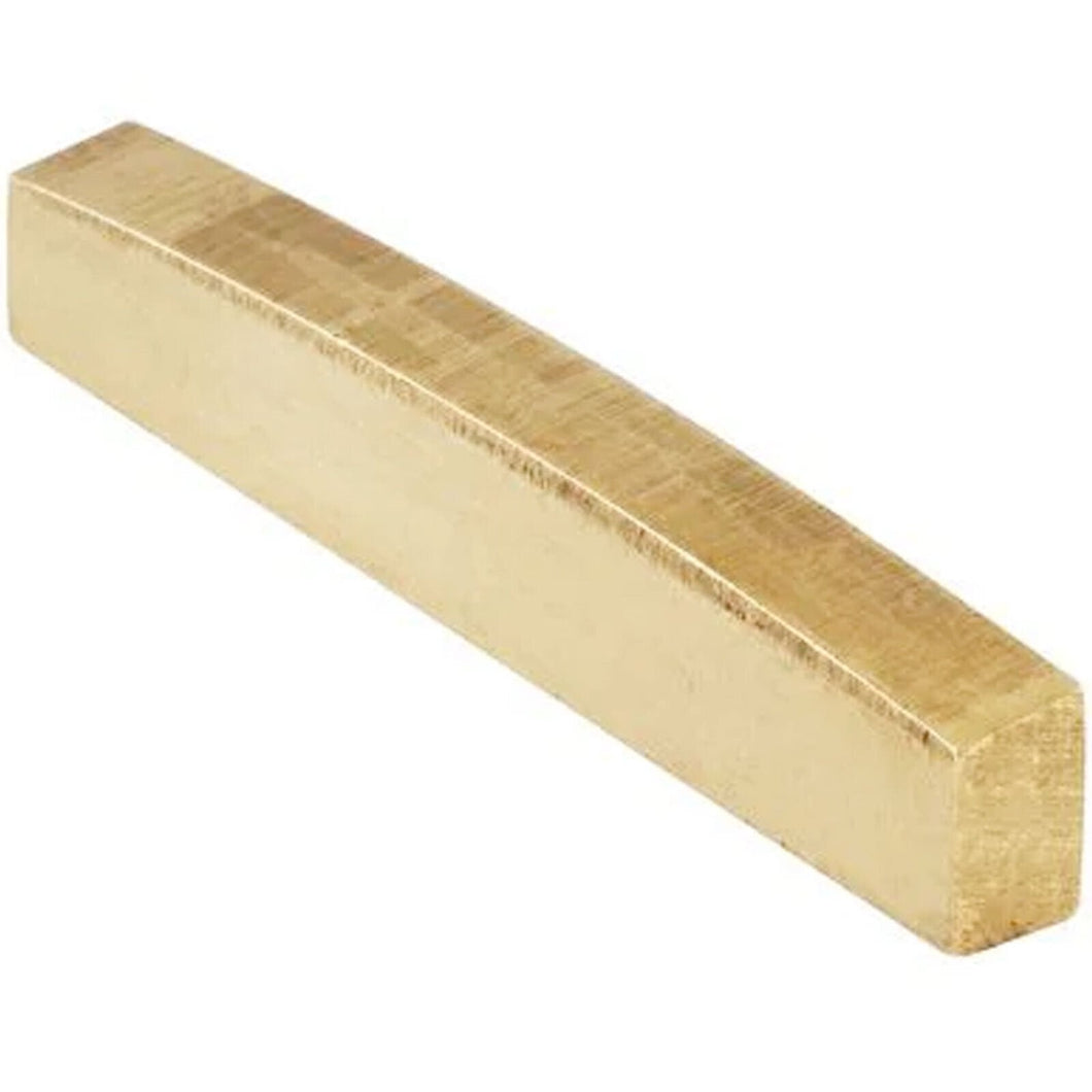 NEW 41mm Unslotted BLANK Brass Nut For Guitar, Angled Top, Flat Bottom, 1-5/8