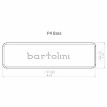 Load image into Gallery viewer, NEW Bartolini 90P46CBC-B Dual Coil Soapbar 6 String Bass NECK Pickup - BLACK
