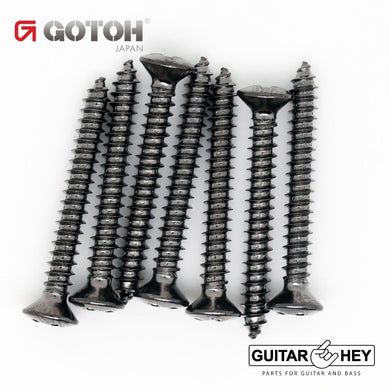 (7) Gotoh Mounting Screws for Guitar/Bass Bridge Phillips Head 1