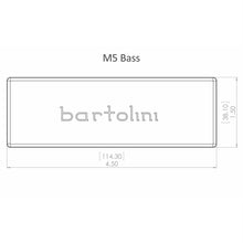 Carregar imagem no visualizador da galeria, NEW Bartolini XXM56C-B M5 Bass Soapbar 6-string Bass Pickup, Neck - BLACK