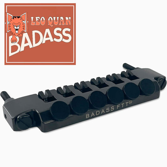 NEW Leo Quan® Badass FTT™ Fine Tuner Tailpiece - BLACK