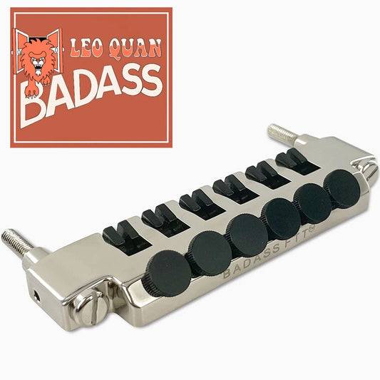 NEW Leo Quan® Badass FTT™ Fine Tuner Tailpiece - NICKEL