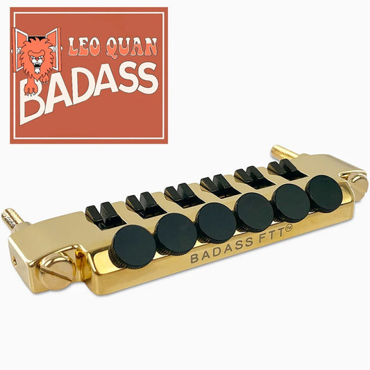 NEW Leo Quan® Badass FTT™ Fine Tuner Tailpiece - GOLD