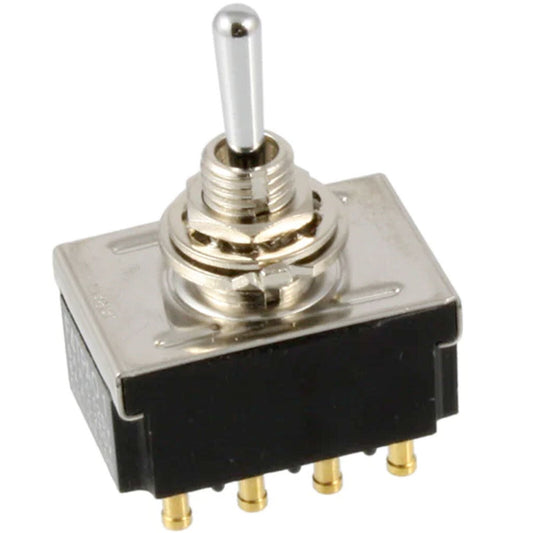 NEW 4-Pole Mini Toggle Switch, On-On-On, 12 Terminals, EP-4363-010 Made in Japan